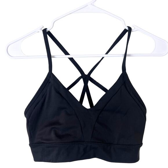 Balance Athletica Black Strappy Sports Bra Size S - Picture 3 of 6